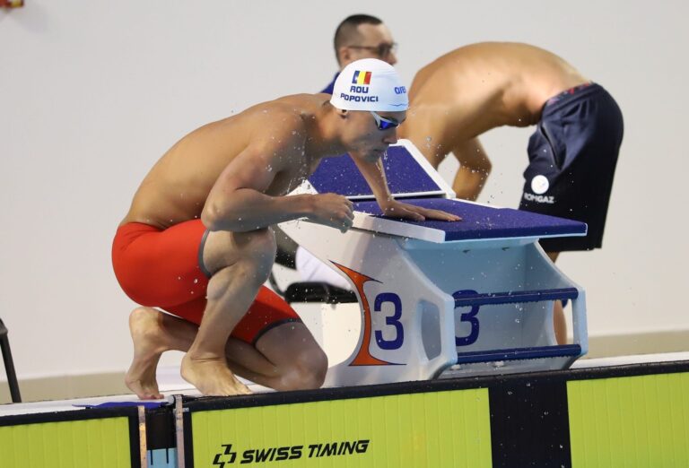 David Popovici după calificarea în finală la 100m liber: „Timpul a fost destul de scurt. Dar nu doar eu am trecut prin programul acesta”
